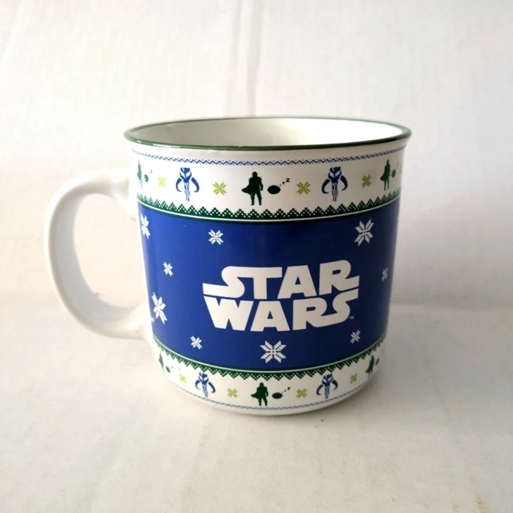 Star Wars mandalorian grogu Christmas sweater Disney large mug